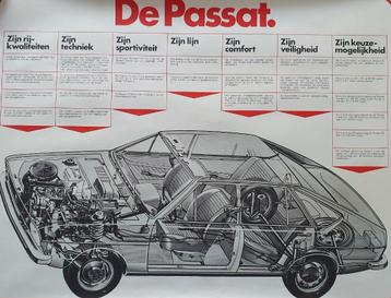 VW Passat poster 70er jaren beschikbaar voor biedingen
