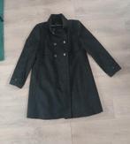 Mooi grijze 100% wollen trenchcoat/jas Zara, Kleding | Dames, Ophalen of Verzenden, Zo goed als nieuw, Maat 42/44 (L), Grijs