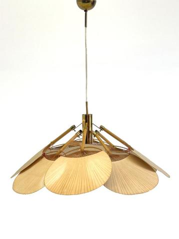 Vintage Uchiwa design hanglamp door Ingo Maurer beschikbaar voor biedingen