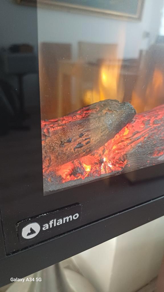 Aflamo sfeerhaard 150x40x13 cm, Huis en Inrichting, Haarden, Nieuw, Elektrische haard, Ophalen of Verzenden