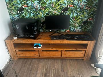 Mango Houten TV Kast - 205cm beschikbaar voor biedingen