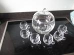 bowlset met 6 glazen, Glas of Glazen, Ophalen of Verzenden, Overige stijlen, Glas