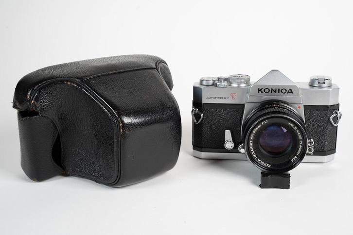Konica Autoreflex T Spiegelreflex Camera, Audio, Tv en Foto, Fotocamera's Analoog, Gebruikt, Spiegelreflex, Konica, Verzenden