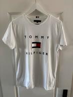 Tommy Hilfiger T-shirt Wit Maat M, Maat 48/50 (M), Wit, Tommy Hilfiger, Ophalen of Verzenden