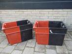 Twee krat, Doe-het-zelf en Verbouw, Kratten en Dozen, Ophalen of Verzenden, 60 cm of meer, Krat, 35 tot 50 cm