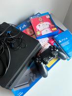 PlayStation 4 met controller, games geleverd in de doos., Ophalen, Met 2 controllers, Original, 500 GB