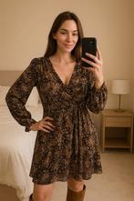 Wikkeljurk bruin goud Vero moda, Kleding | Dames, Jurken, Bruin, Vero Moda, Maat 46/48 (XL) of groter, Ophalen of Verzenden