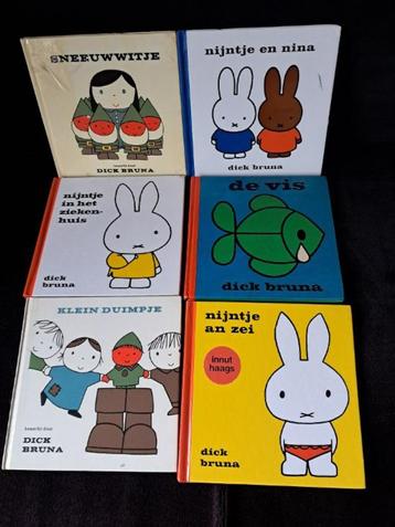 Dick Bruna:6 x nijntje an zei,nijntje in ziekenhuis,nijntje  beschikbaar voor biedingen