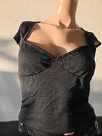 Romwe dames T-shirt maat S " Nieuw ", Zwart, Nieuw, Ophalen of Verzenden, Korte mouw