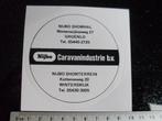 sticker Nijbo caravan industrie winterswijk groenlo logo, Verzenden, Zo goed als nieuw, Bedrijf of Vereniging