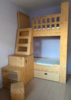 Maatwerk stapelbed – stevig, veilig & incl matrassen, Ophalen, Gebruikt, 70 cm of minder, Tweepersoons