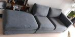IKEA - Grijze hoekbank met stoffen bekleding, Huis en Inrichting, Banken | Bankstellen, Ophalen, 250 tot 300 cm, Hoekbank, 75 tot 100 cm