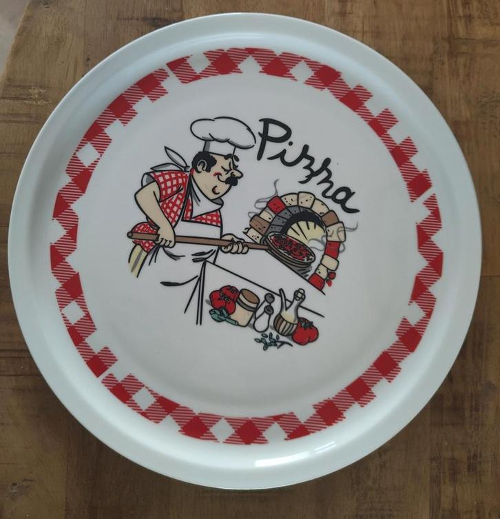 Vintage Pizza Borden en Spaghetti Schaal Set, Huis en Inrichting, Keuken | Servies, Ophalen of Verzenden