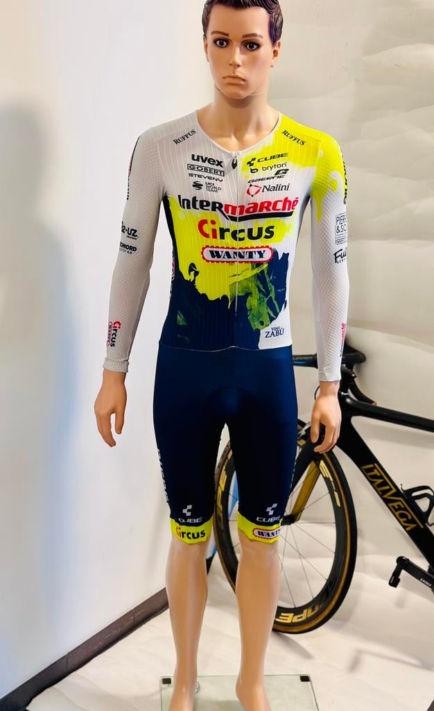 Wielrenkleding wielrenpak snelpak tijditpak maat L Nalini, Heren, Ophalen of Verzenden, Zo goed als nieuw, L