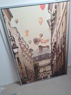 Ikea schilderij luchtballonnen in Parijs, Ophalen, Zo goed als nieuw, Schilderij, 100 tot 125 cm