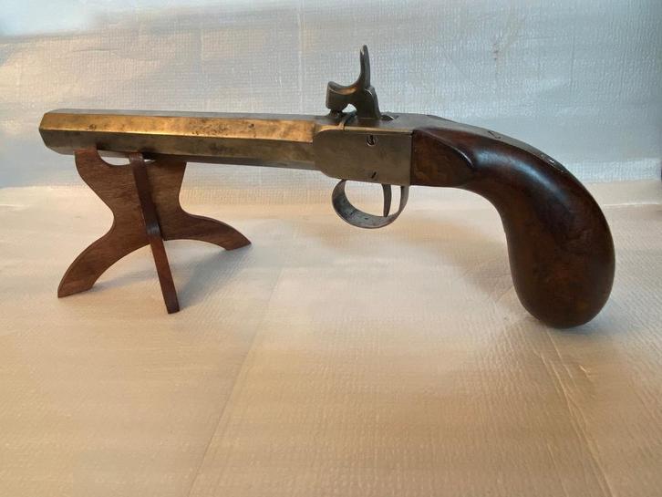 Lang Groot Kaliber percussiepistool van St. Etienne, Antiek en Kunst, Antiek | Overige Antiek, Ophalen of Verzenden