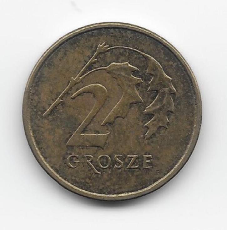 Polen 2 grosze 2007 Y# 277, Postzegels en Munten, Munten | Europa | Niet-Euromunten, Losse munt, Polen, Verzenden