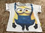Minions t-shirt 3/4 jaar (98/104), Ophalen of Verzenden, Gebruikt