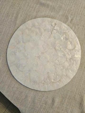 Schelpen placemat capiz wit uit Bali  beschikbaar voor biedingen