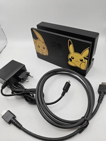 Nintendo Switch Dock Pokemon pikachu eevee let's go beschikbaar voor biedingen