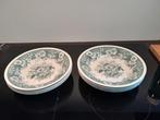 Mooie ANTIEKE BORDEN ( Soep ) Balmoral - Groen - VINTAGE, Ophalen
