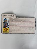 GI Joe Cobra Frogman Filecard, Verzamelen, Ophalen of Verzenden, Gebruikt