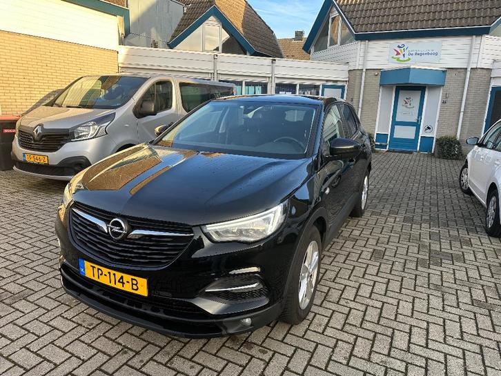 Opel Grandland X 1.2 Turbo 130pk S&S 2018 Zwart, Auto's, Opel, Particulier, Grandland X, ABS, Airbags, Airconditioning, Android Auto