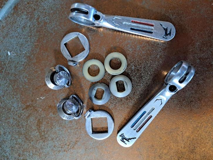 Campagnolo SR commandeurs en velgenset, Fietsen en Brommers, Fietsen | Racefietsen, Gebruikt, Overige merken, 10 tot 15 versnellingen