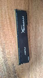 DDR4 Ram fury hyperx 8GB, Computers en Software, RAM geheugen, Ophalen of Verzenden, Zo goed als nieuw, DDR4, Desktop