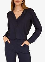 Studio anneloes evi blouse xxl donkerblauw, Kleding | Dames, Blauw, Maat 46/48 (XL) of groter, Ophalen of Verzenden, Zo goed als nieuw