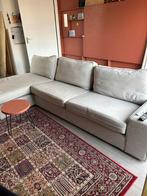 Lichtgrijze hoekbank, Huis en Inrichting, Ophalen, Zo goed als nieuw
