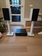 Hifi set met Yamaha versterker en ELAC speakers, Ophalen of Verzenden, Gebruikt, Tuner of Radio, Losse componenten