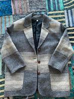 Vintage wool blazer unisex, Blauw, Maat 42/44 (L), Ophalen of Verzenden, Zo goed als nieuw