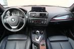 BMW 1-serie 116d High Executive AUT. + SPORTSTOELEN / LEDER, Auto's, BMW, Euro 5, Zwart, 4 cilinders, Leder