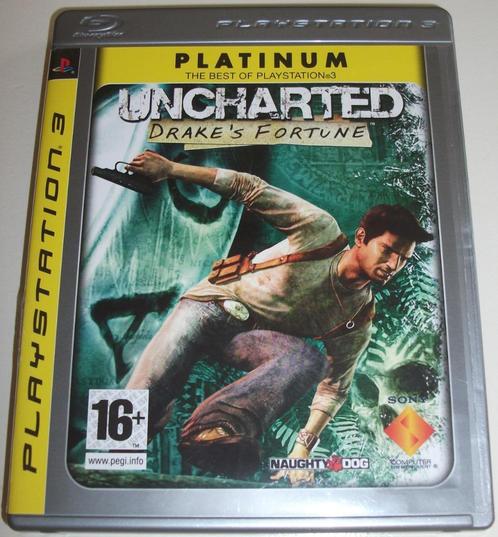 PS3 Game *** UNCHARTED *** Drake's Fortune, Spelcomputers en Games, Games | Sony PlayStation 3, Zo goed als nieuw, Avontuur en Actie