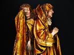 Een fraai beeld goudverguld van Sint Johannes met Maria, Ophalen of Verzenden