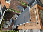 Ligbed  met zonnedak 1 keer gebruikt, Ophalen, Zo goed als nieuw, Aluminium