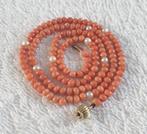 Antiek Vintage Bloedkoraal ketting., Ophalen of Verzenden, Zo goed als nieuw, Overige materialen, Oor- of Traguspiercing