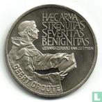 2 Nederland 2 1/2 ECU Geert Groote Penning, Ophalen of Verzenden, Losse munt, Zilver