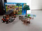 Zgan playmobil country 6814 houthakker met tractor compleet, Complete set, Ophalen of Verzenden, Zo goed als nieuw