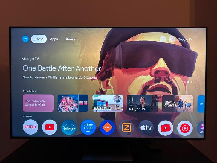 TCL 55C831 QLED Mini-LED 4K 144Hz Google TV, Audio, Tv en Foto, Televisies, Gebruikt, QLED, 100 cm of meer, 4k (UHD), Overige merken