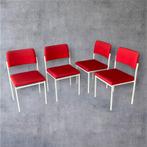 Vintage design  stoelen Gispen /Pastoe / Spectrum, Gebruikt, Huysmans doorwerth, Pastoe, Wit