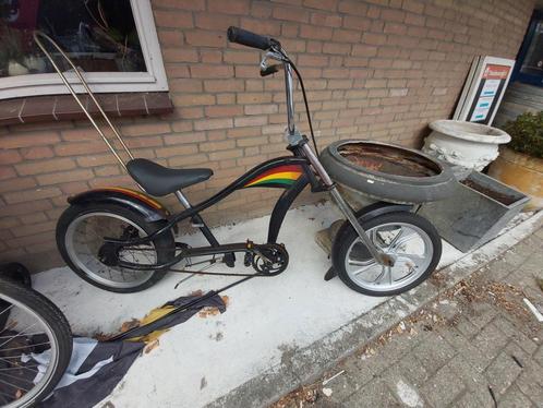 Vintage chopper bike!, Fietsen en Brommers, Fietsen | Cruisers en Lowriders, Gebruikt, Chopper, Staal, Minder dan 47 cm, Ophalen