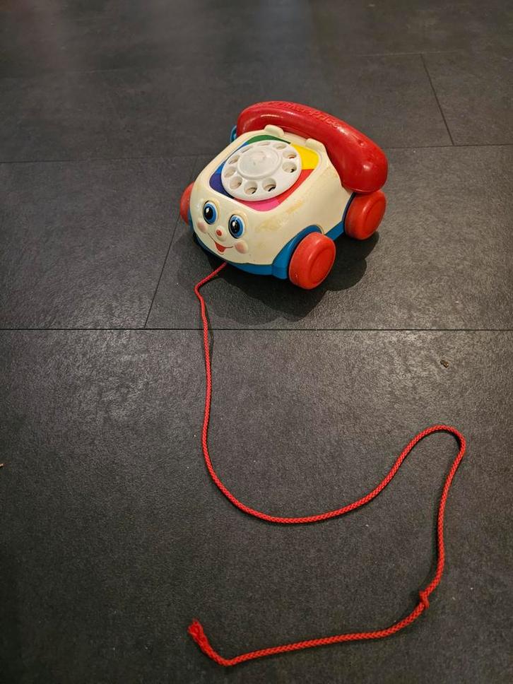 Fisher Price Loop Telefoon - Vintage Speelgoed, Kinderen en Baby's, Speelgoed | Overig, Gebruikt, Jongen of Meisje, Ophalen of Verzenden