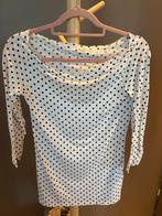 Leuke top Vanilia  met watervalhals & 3/4 mouw, Kleding | Dames, Blouses en Tunieken, Vanilia, Wit, Ophalen of Verzenden, Maat 36 (S)