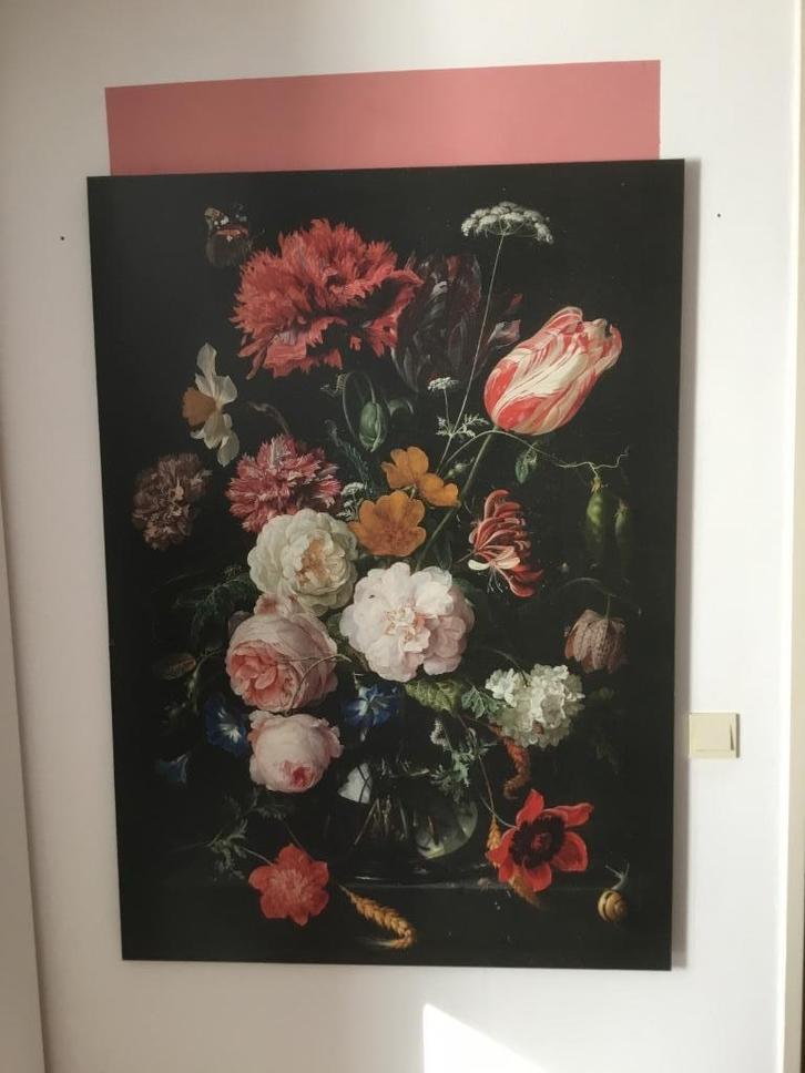 Schilderij, Huis en Inrichting, Woonaccessoires | Schilderijen, Tekeningen en Foto's, Gebruikt, Schilderij, 75 cm of meer, 75 tot 100 cm