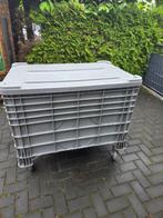 Nette pallet box op wielen met deksel, Doe-het-zelf en Verbouw, Ophalen, Gebruikt, 100 cm of meer, 60 cm of meer