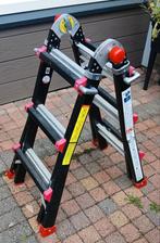 telescoopladder Vouwladder Kelfort  telescoopladder 4x3 trap, Ophalen, Zo goed als nieuw, Ladder, Opvouwbaar of Inschuifbaar