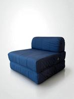 Vintage Grinda stoel bedbank blauw Ikea jaren 80, Eenpersoons, Zo goed als nieuw, 80 cm, 200 cm