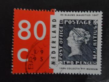 1995 NVPH 1633: Blauwe Mauritius met stempel Brielle. beschikbaar voor biedingen